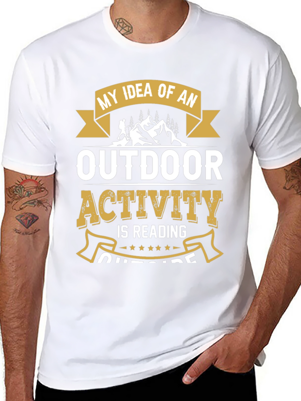 Outdoor Activity Reading T-Shirt