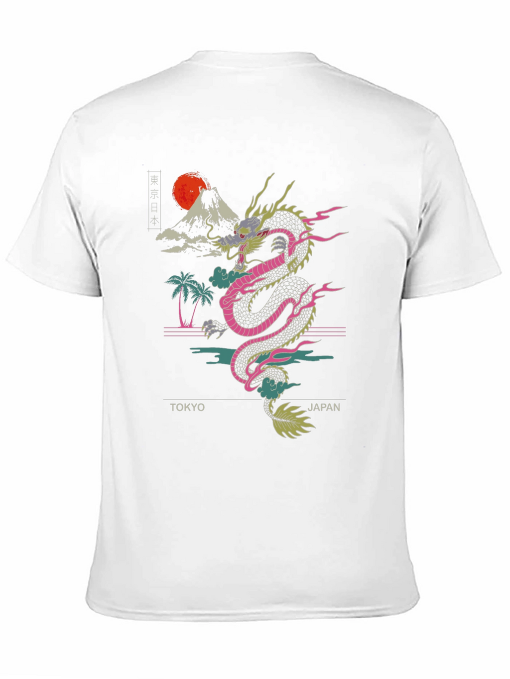 Tokyo Japan Dragon Graphic Tee