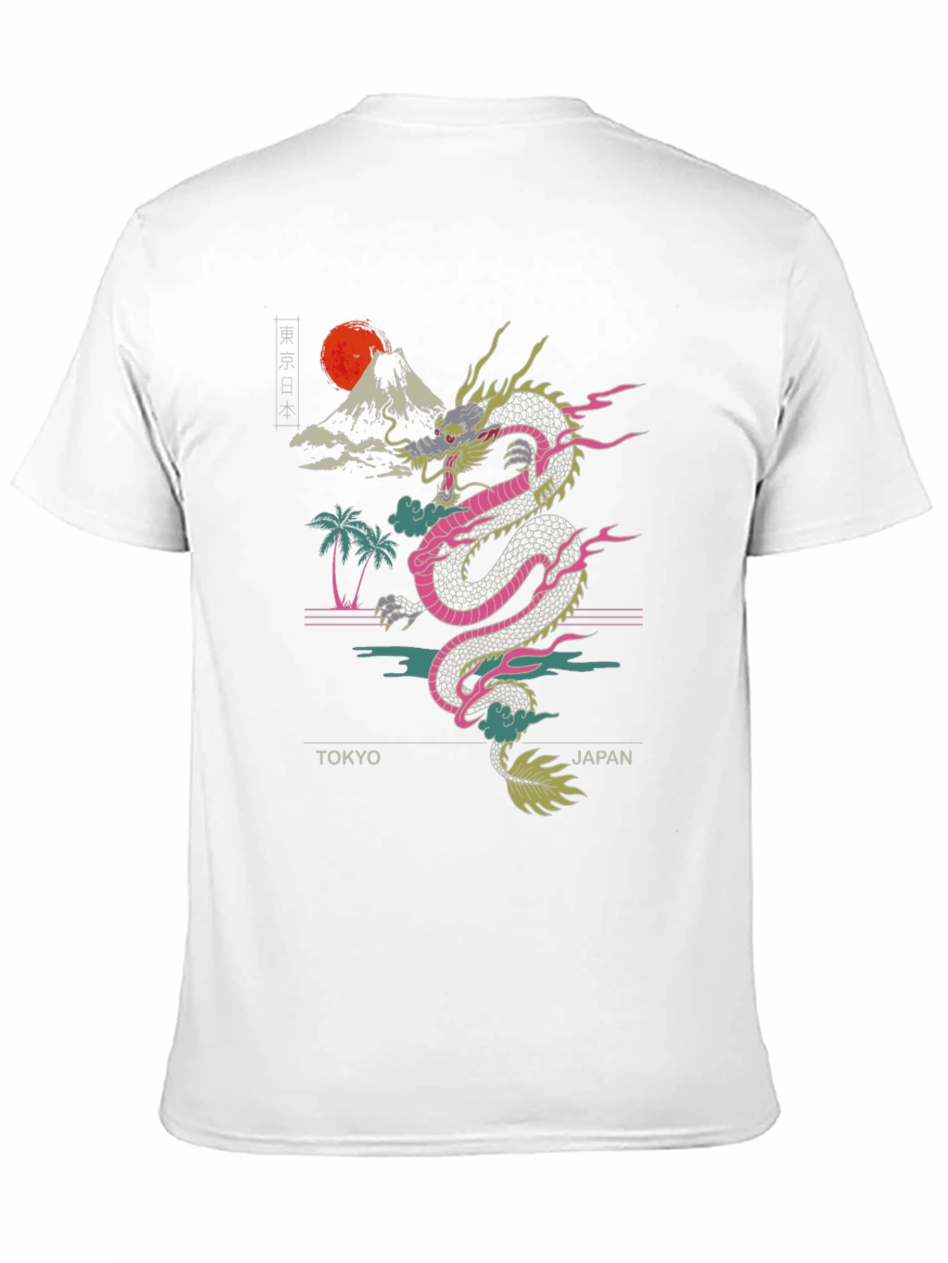 Tokyo Japan Dragon Graphic Tee