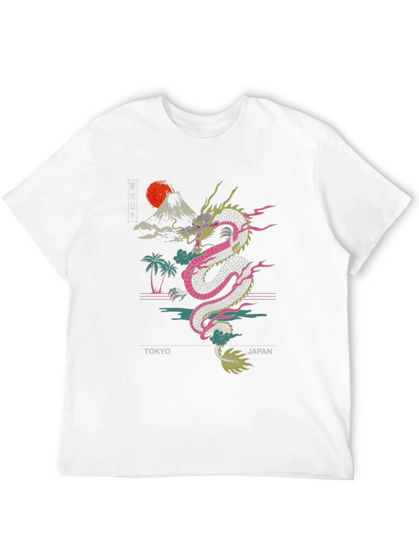 Tokyo Japan Dragon Graphic Tee