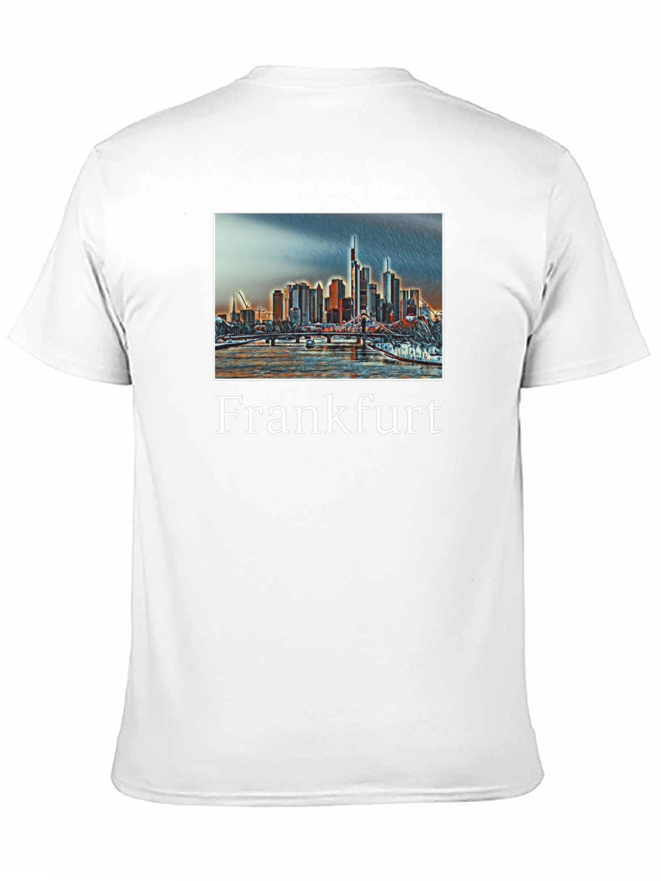 Frankfurt Cityscape Graphic T-Shirt