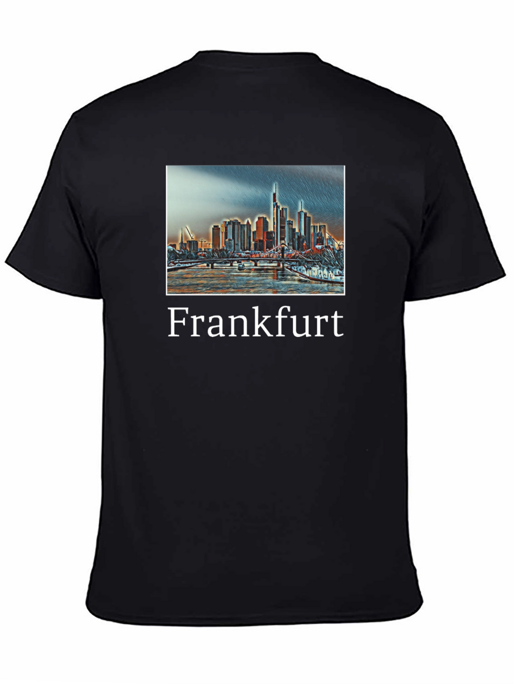 Frankfurt Cityscape Graphic T-Shirt