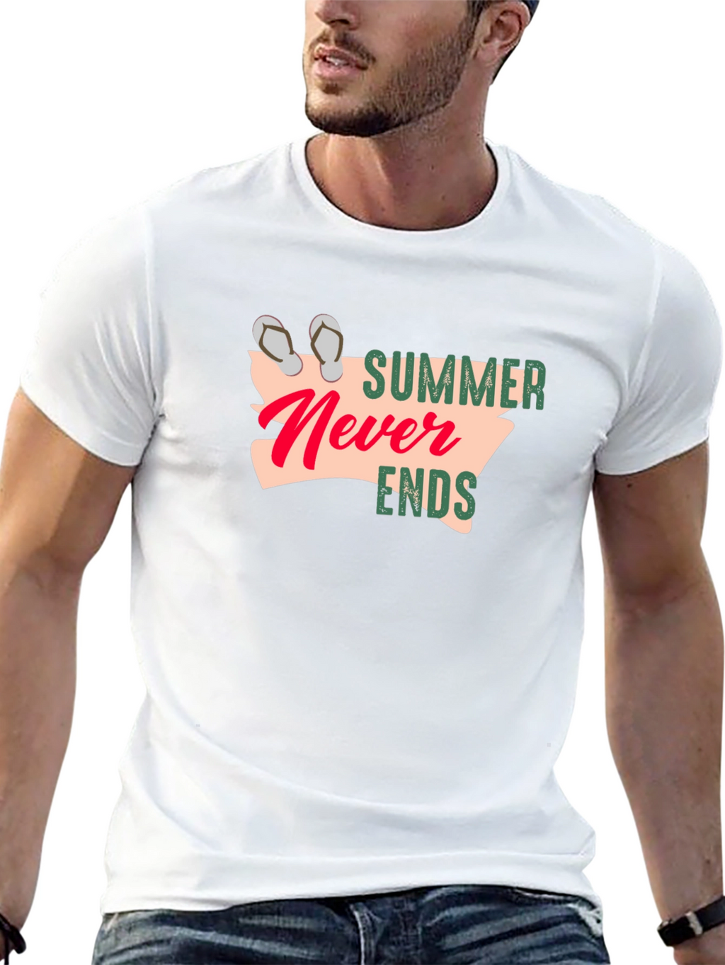 Summer Never Ends Graphic T-Shirt