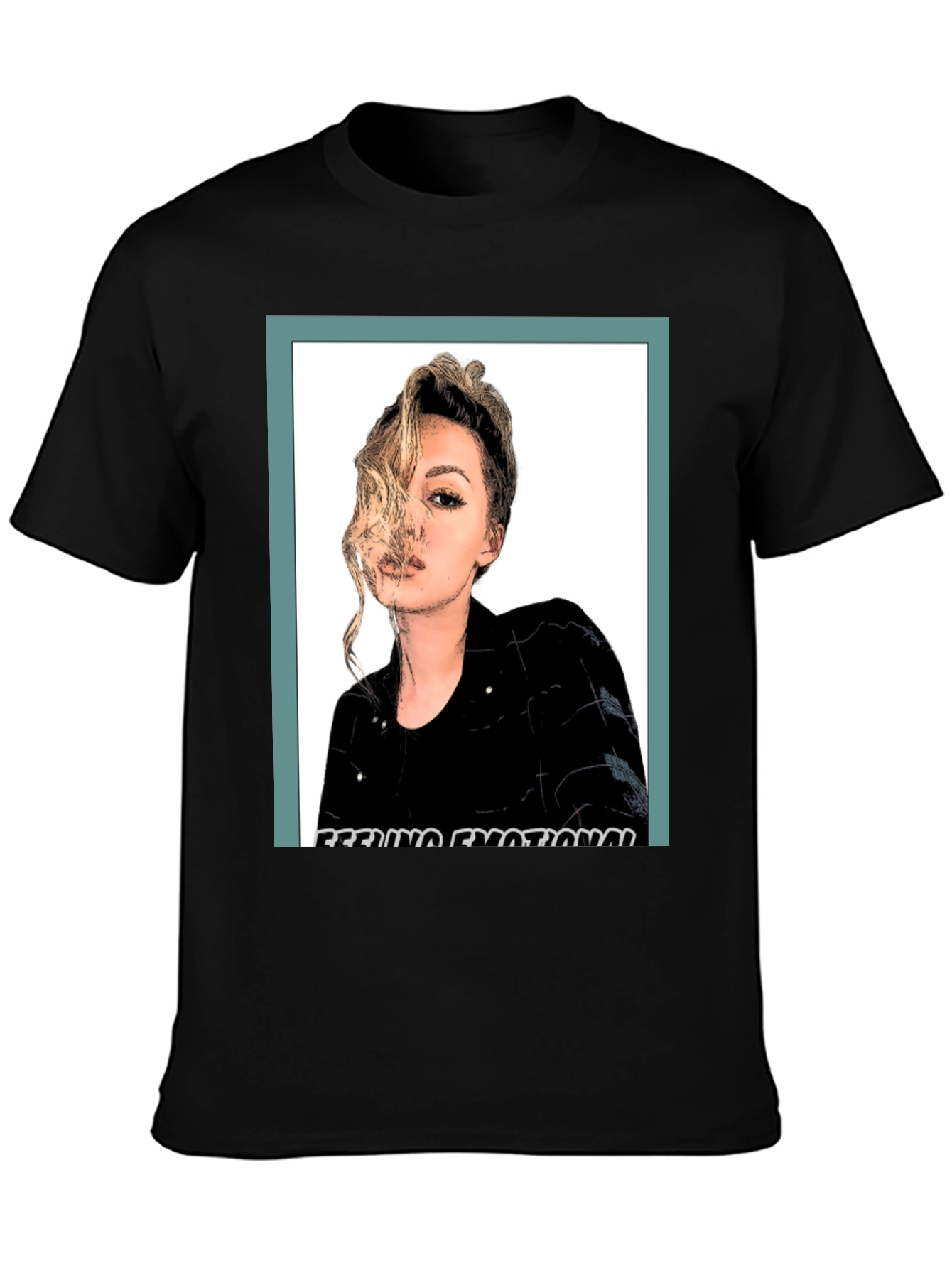 Feeling Emotional Graphic Tee - Black