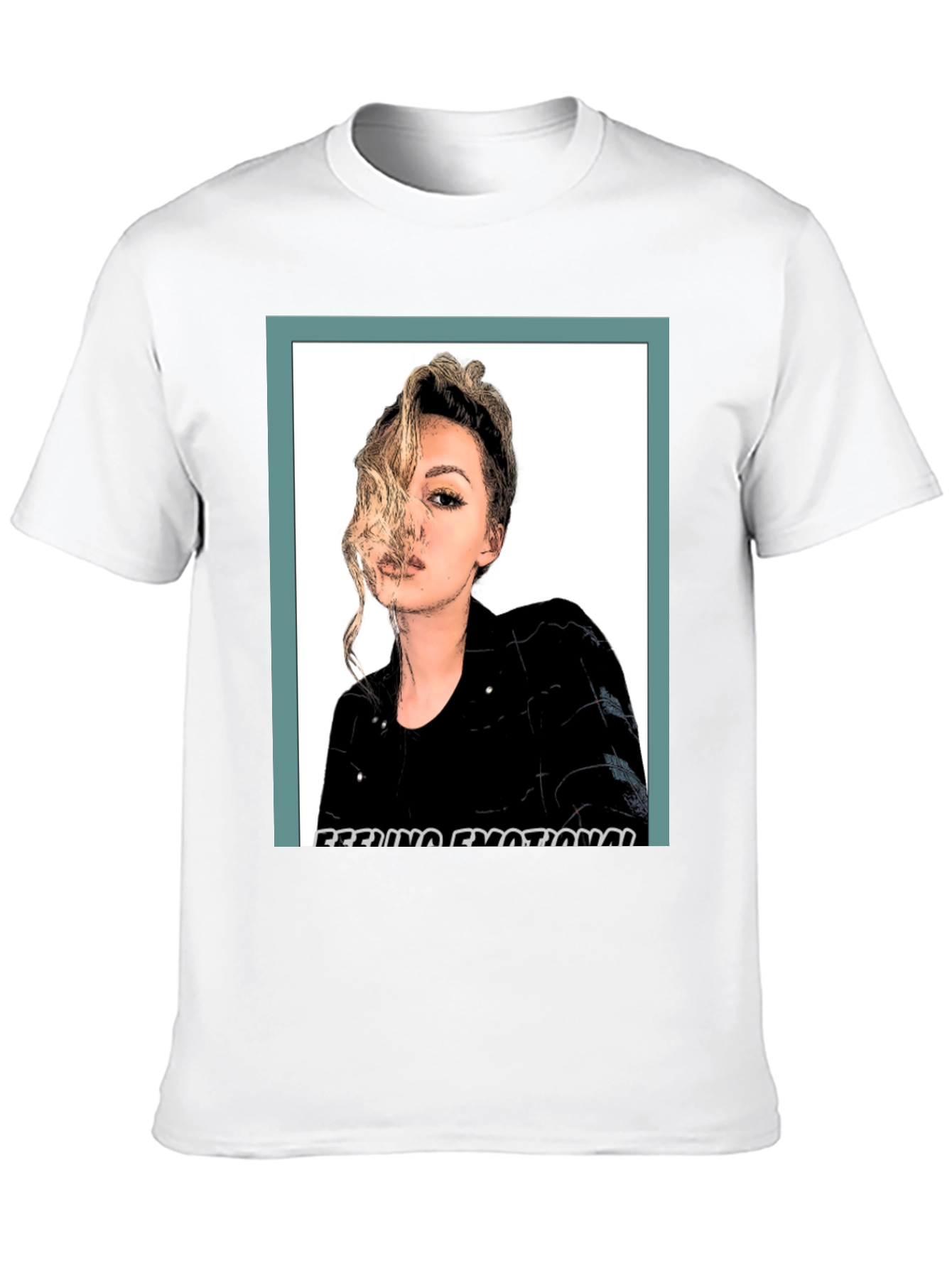Feeling Emotional Graphic Tee - Black