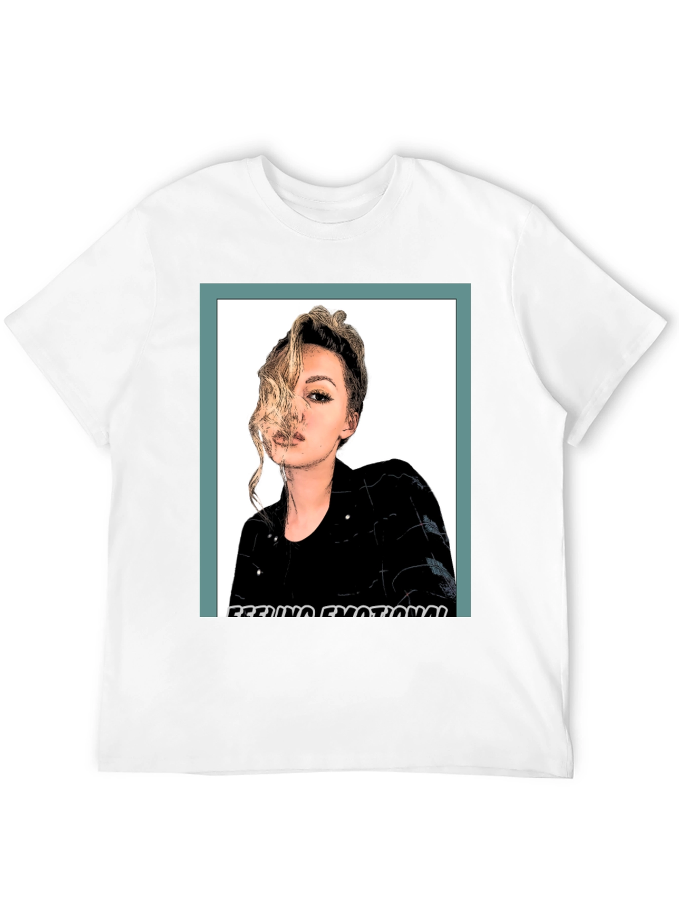 Feeling Emotional Graphic Tee - Black