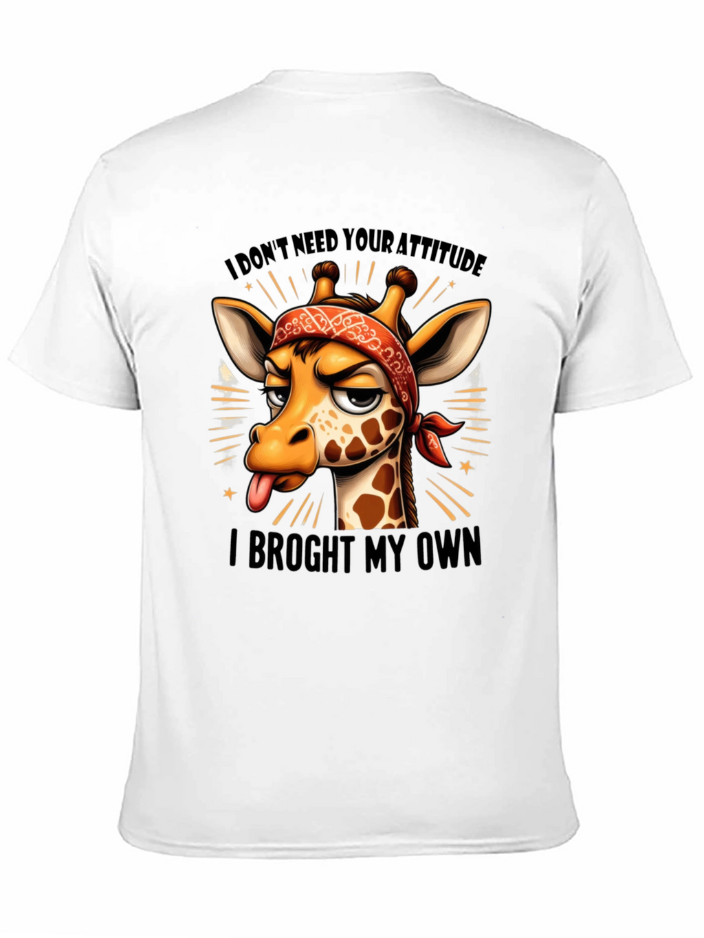 Funny Giraffe Attitude T-Shirt