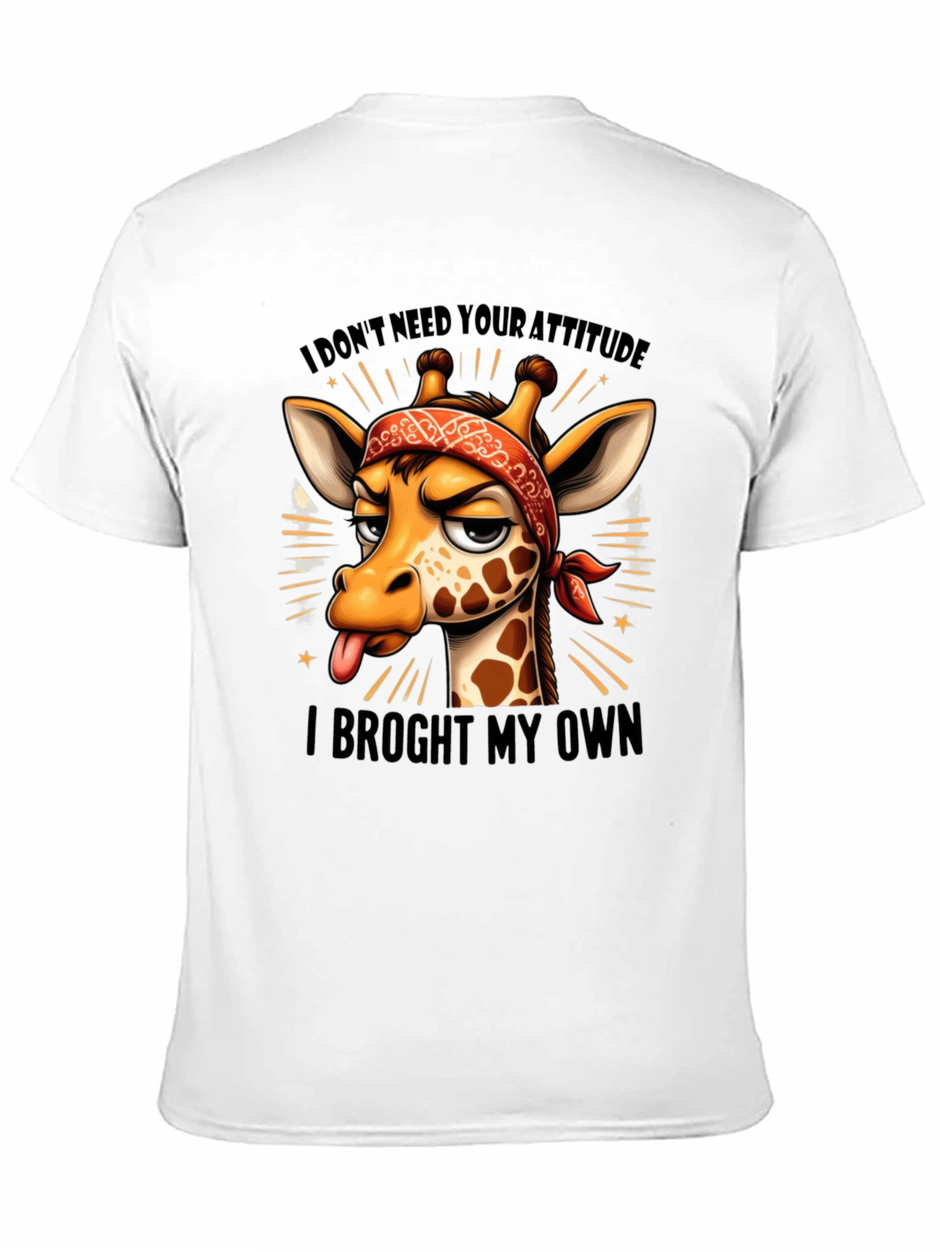 Funny Giraffe Attitude T-Shirt