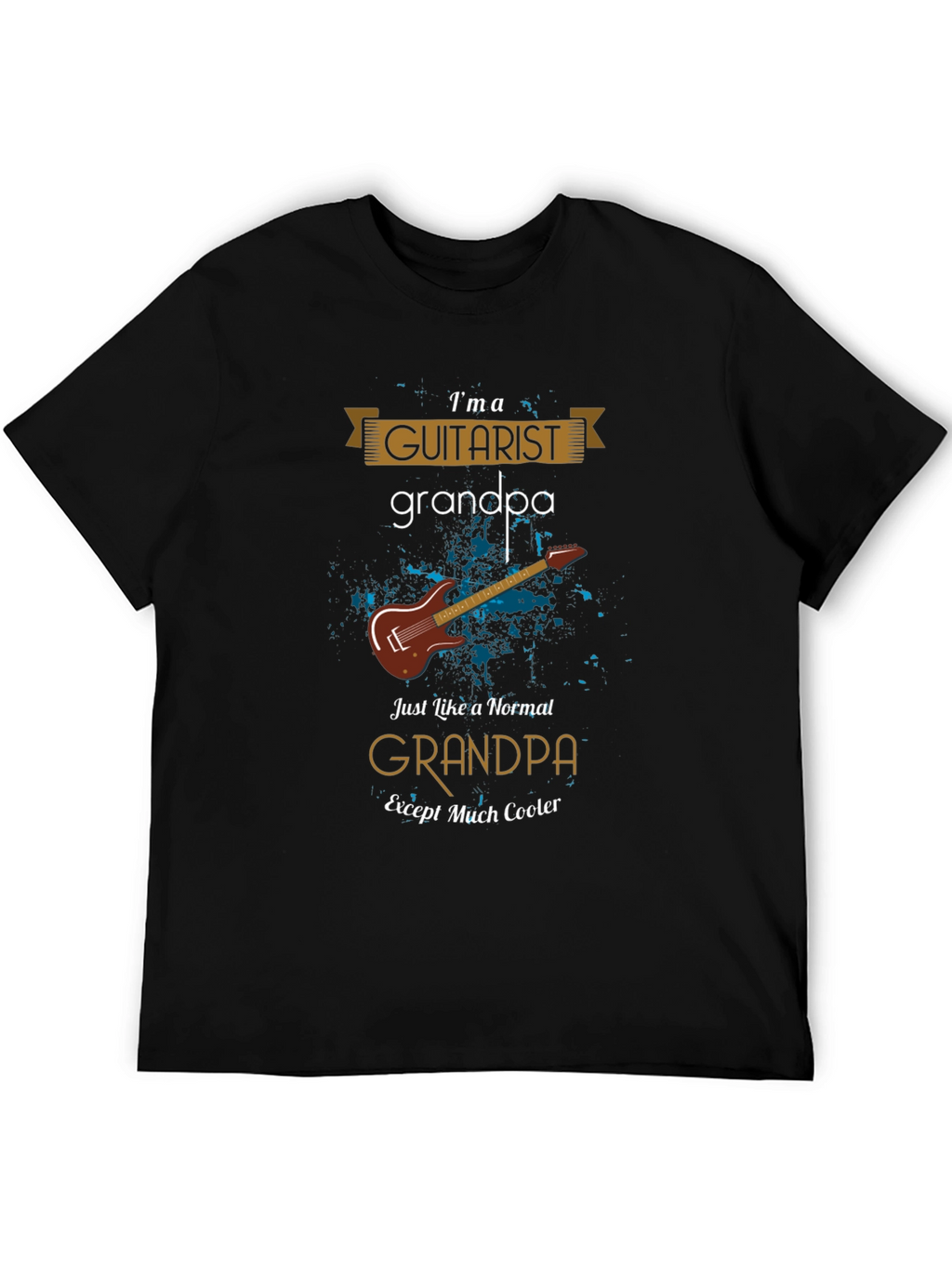 Guitarist Grandpa Graphic T-Shirt