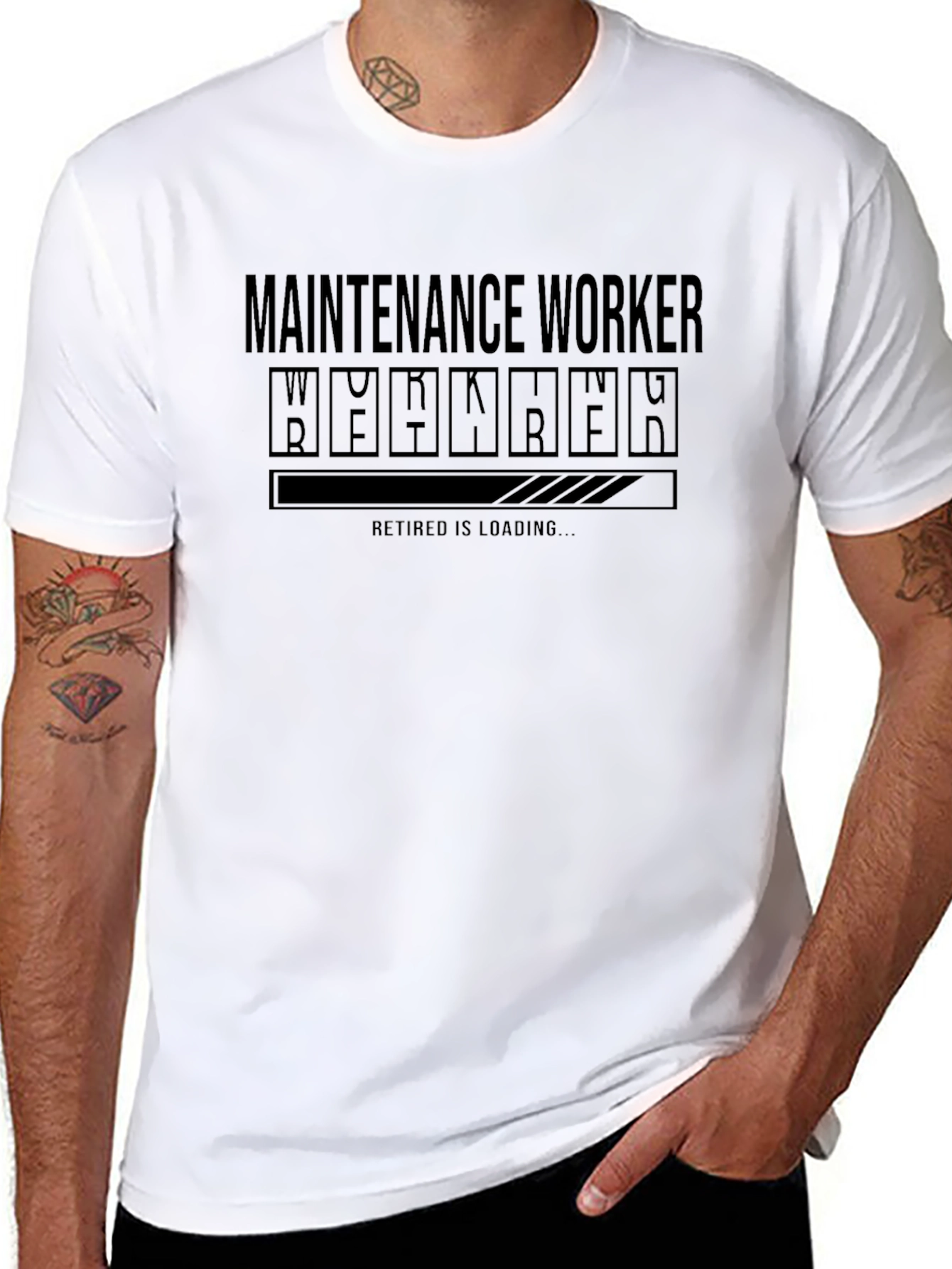 Maintenance Worker Retirement Loading T-Shirt