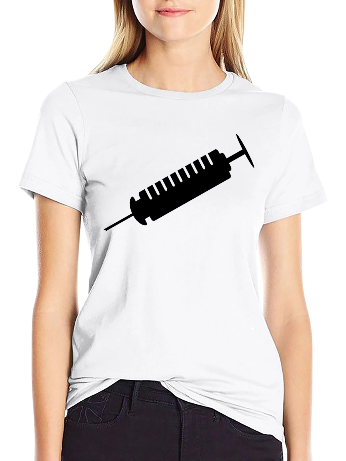 Statement Tee: Syringe Graphic T-Shirt - Unisex