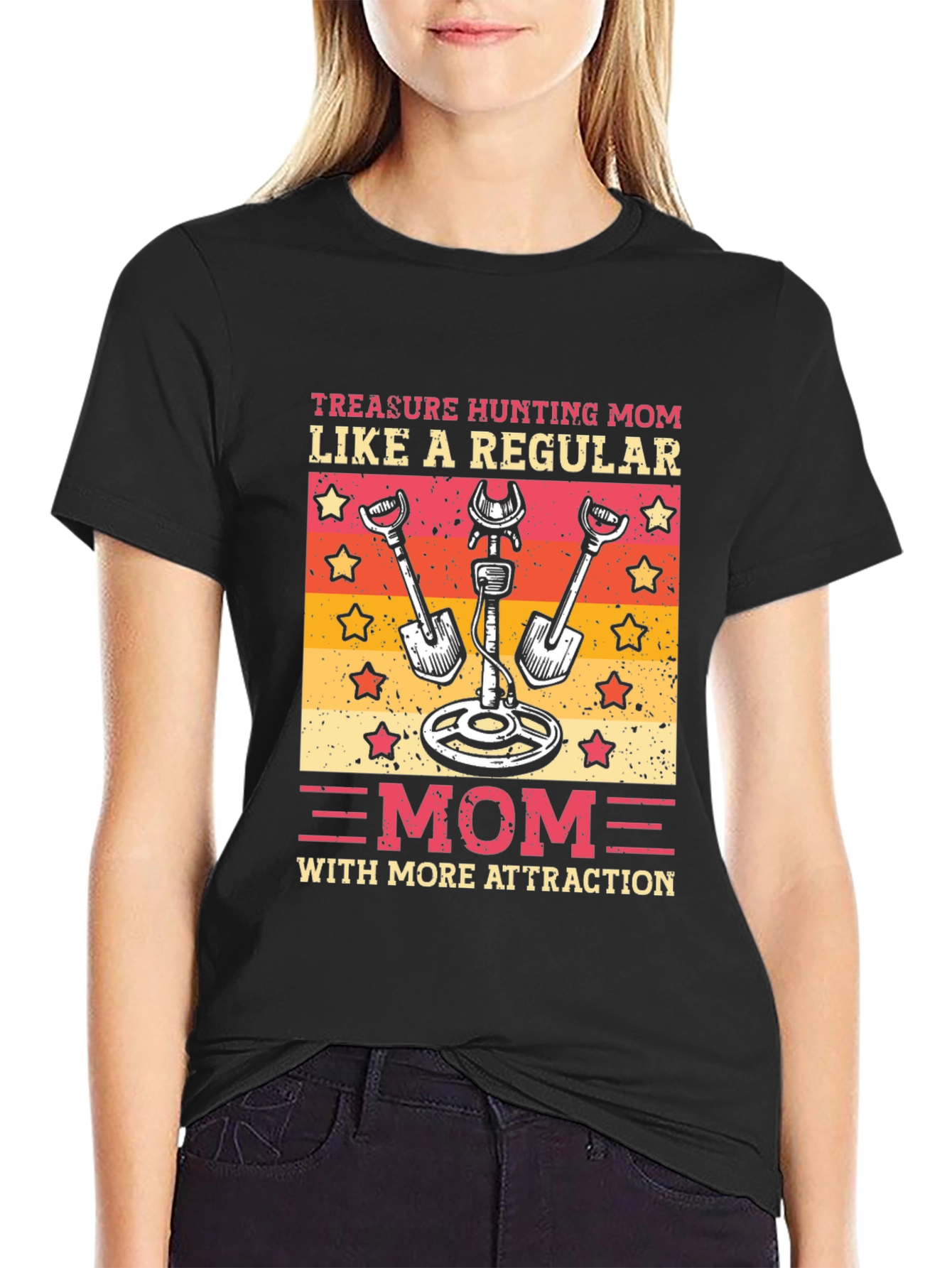 Treasure Hunting Mom T-Shirt: Like a Regular Mom But Cooler!