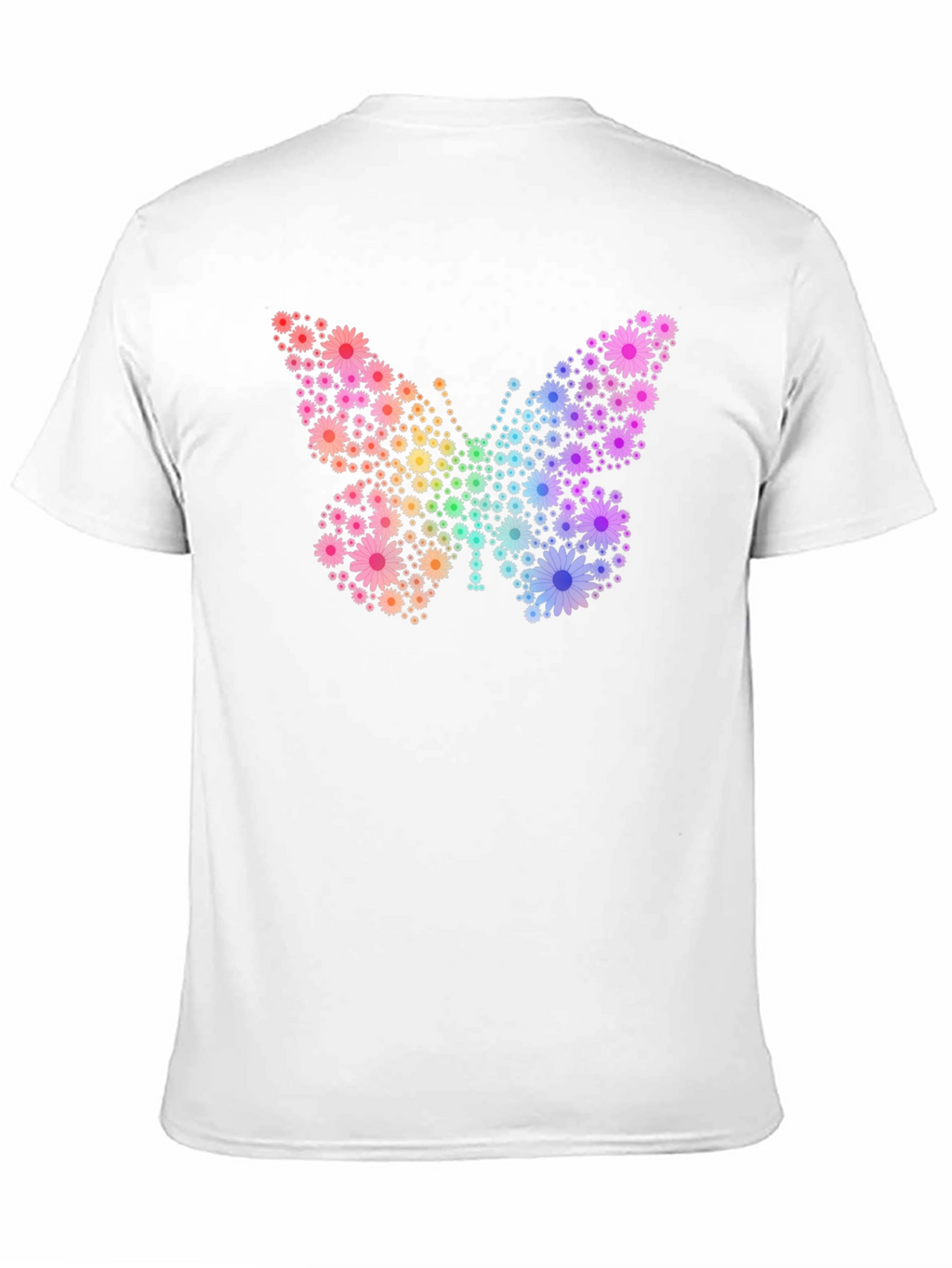 Floral Butterfly Graphic Tee - Trendy & Unique