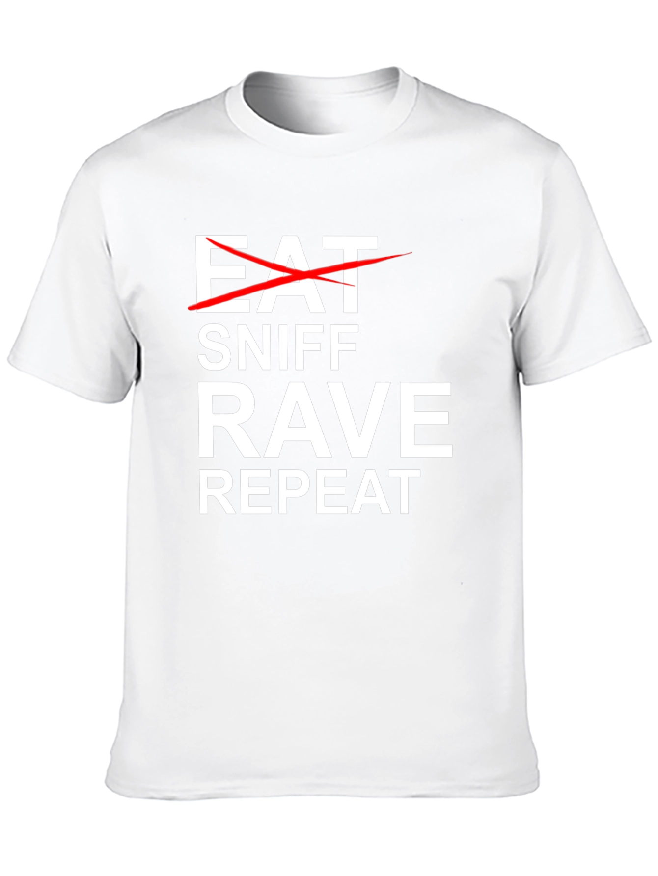 Eat Sniff Rave Repeat Graphic Tee