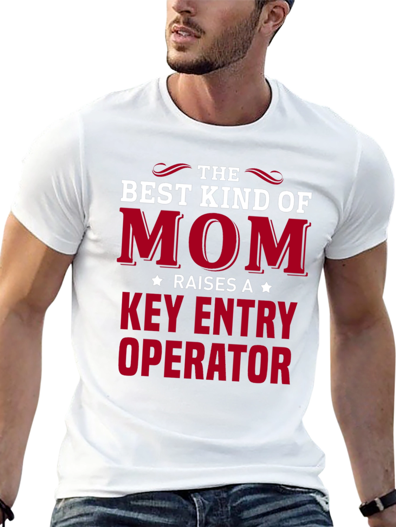 Best Mom Raises A Key Entry Operator T-Shirt
