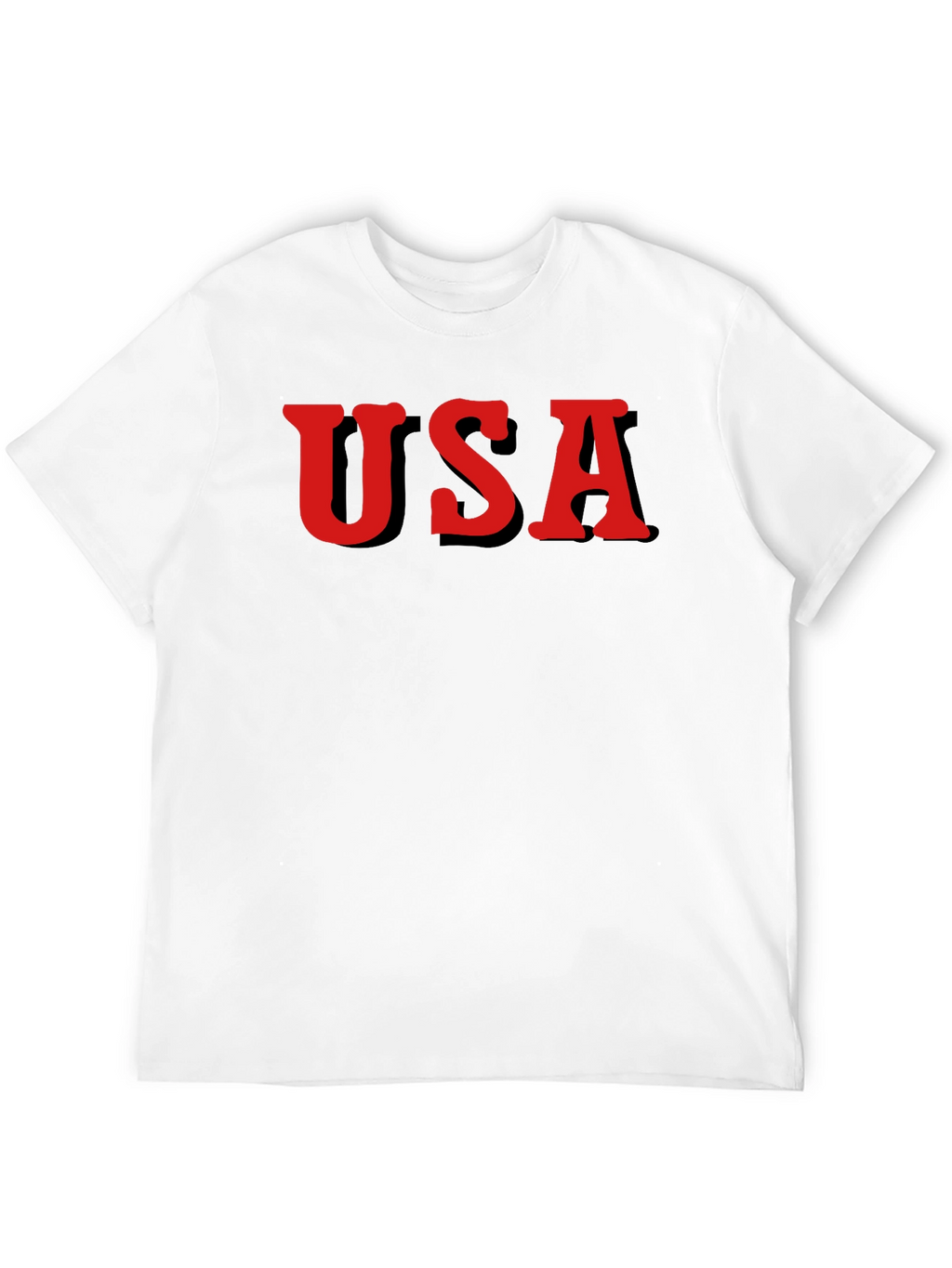 USA Graphic Tee - Bold Patriotic Design