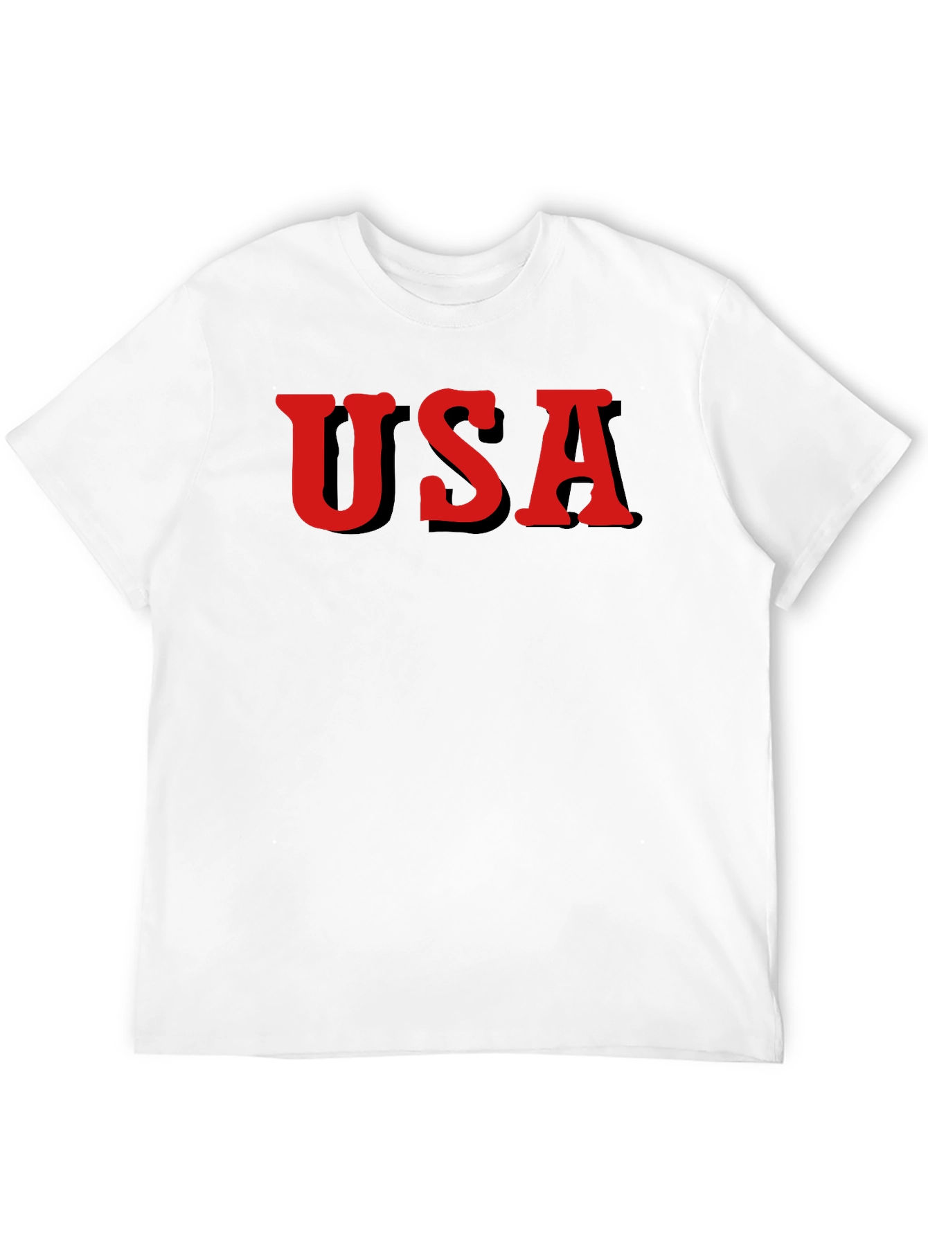 USA Graphic Tee - Bold Patriotic Design