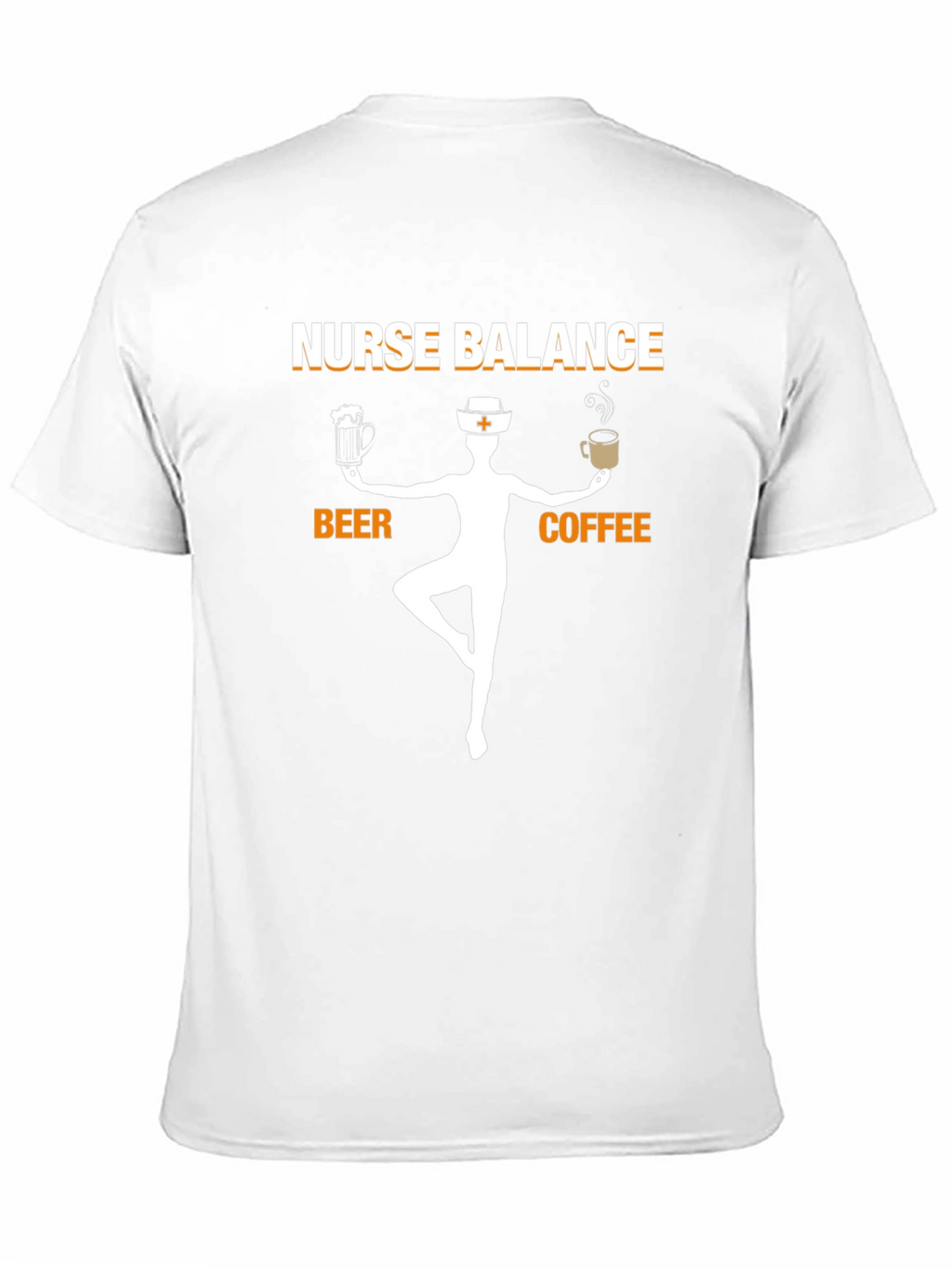 Nurse Balance Beer Coffee Graphic T-Shirt