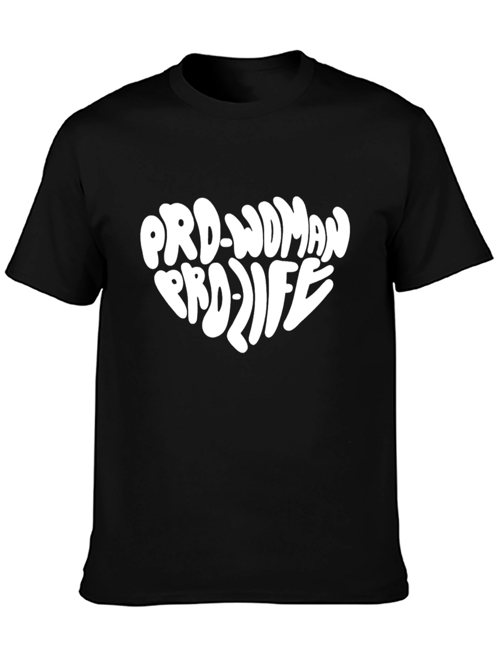 Pro-Woman Pro-Life Black Graphic Tee