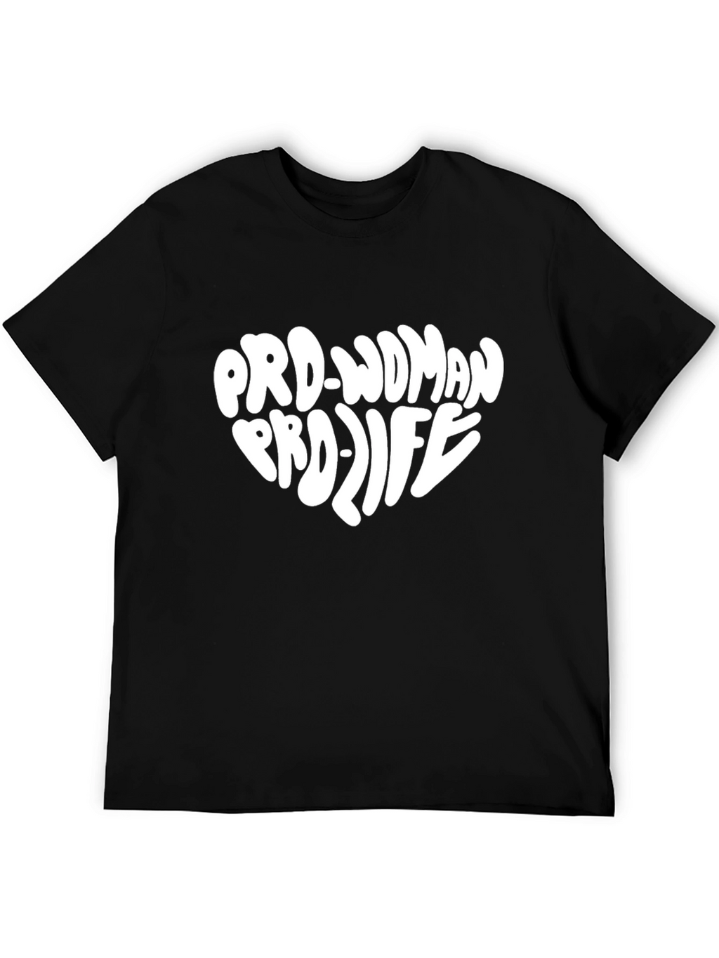 Pro-Woman Pro-Life Black Graphic Tee