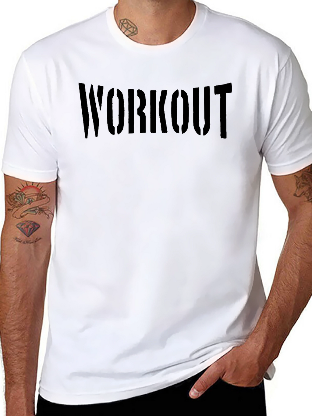 Workout Black T-Shirt