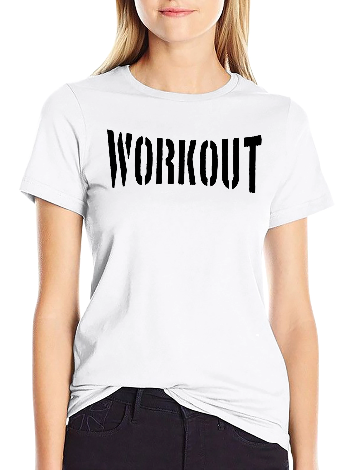Workout Black T-Shirt