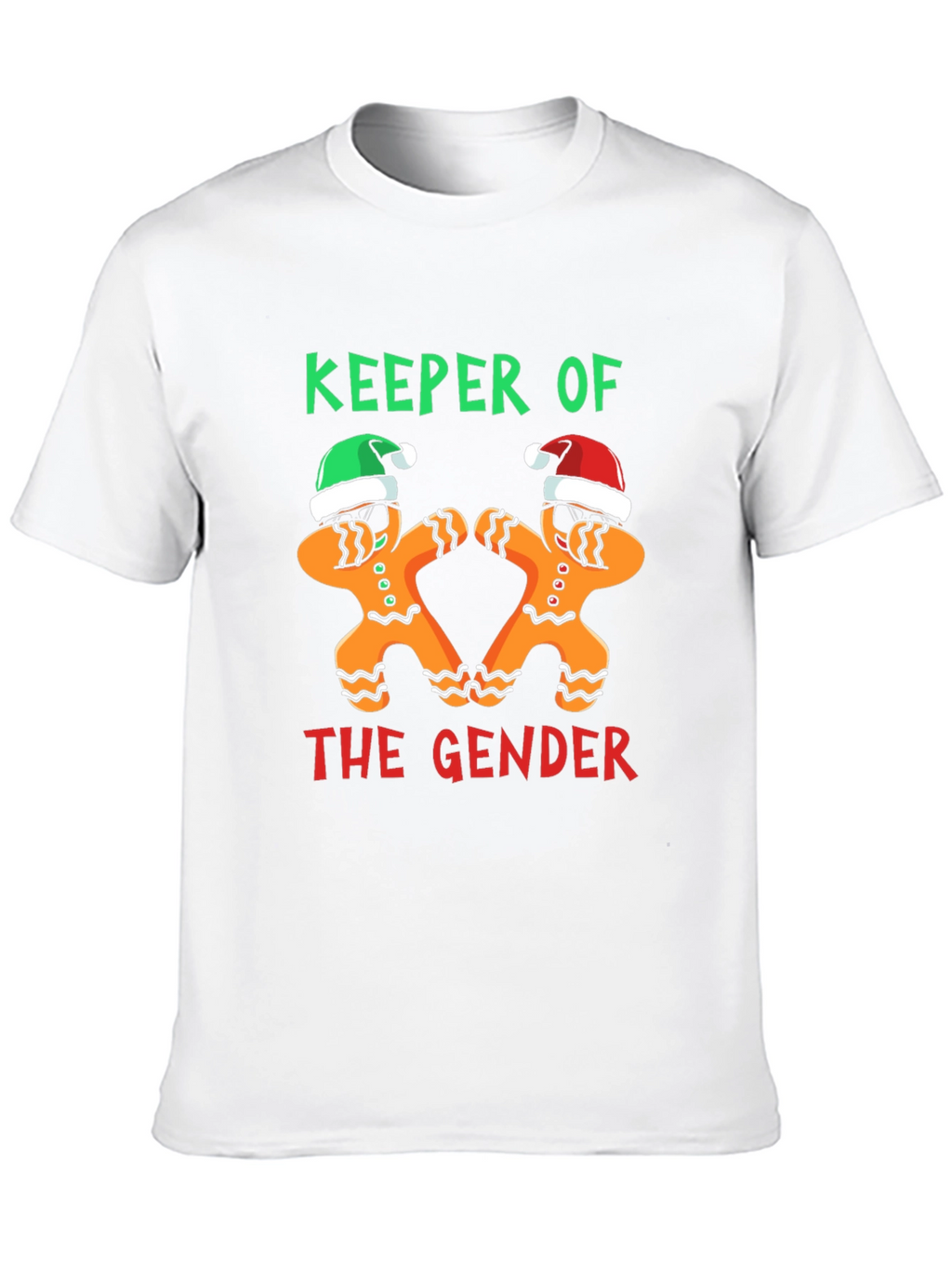 Keeper of the Gender Gingerbread Christmas T-Shirt