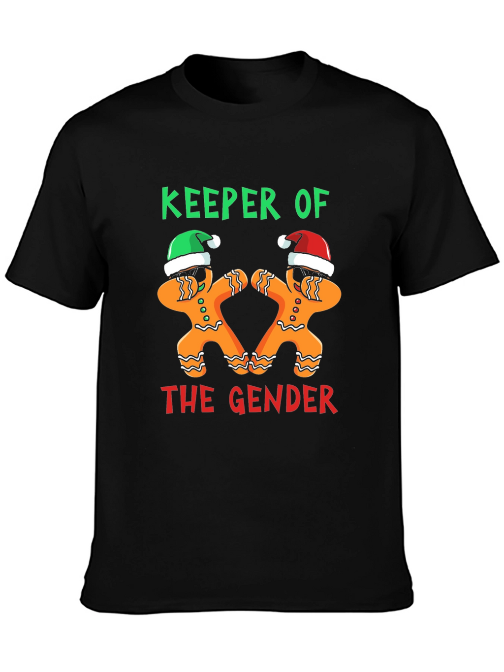 Keeper of the Gender Gingerbread Christmas T-Shirt