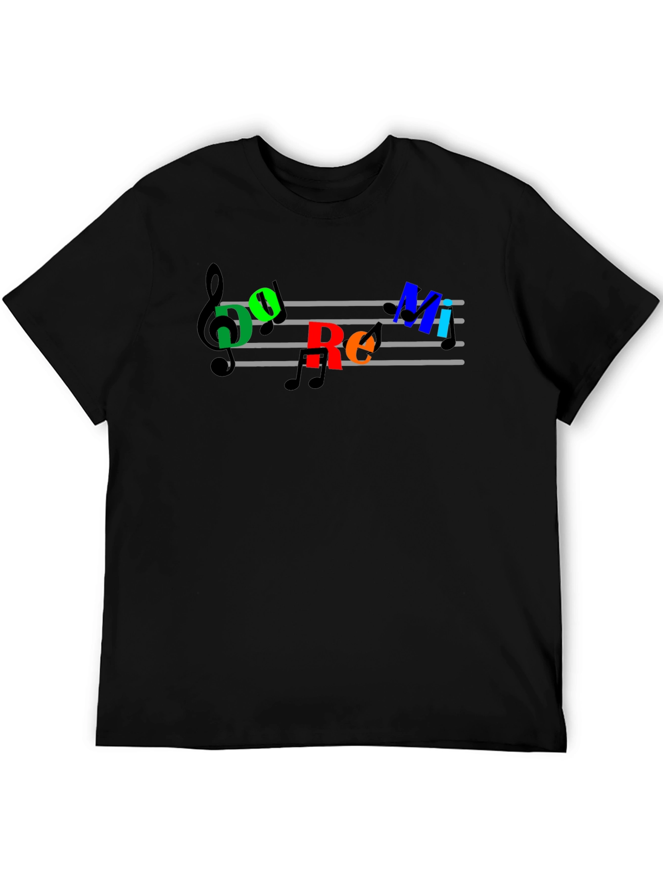 Music Note Colorful Staff T-Shirt