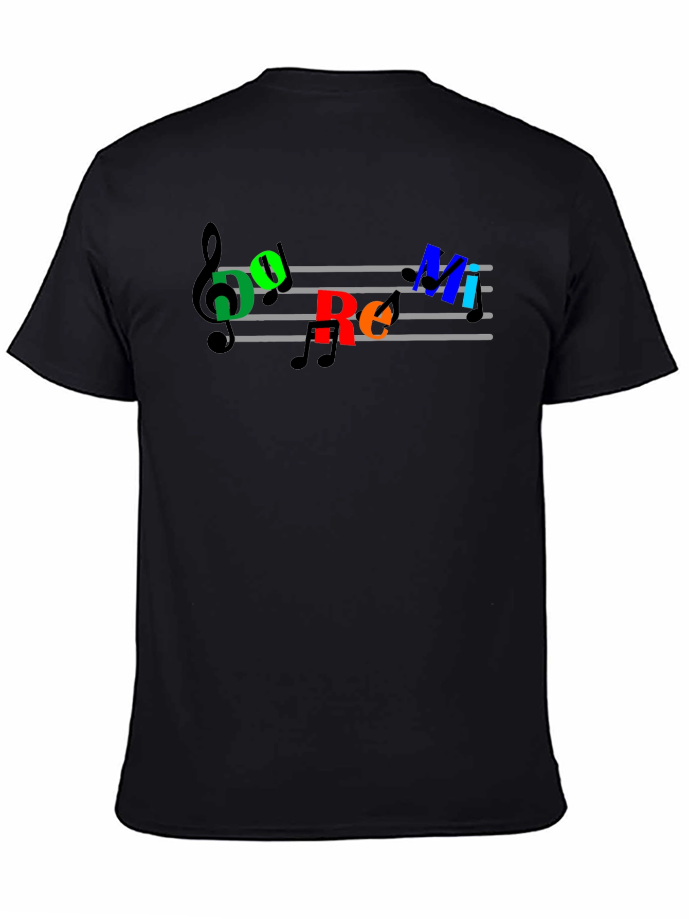 Music Note Colorful Staff T-Shirt
