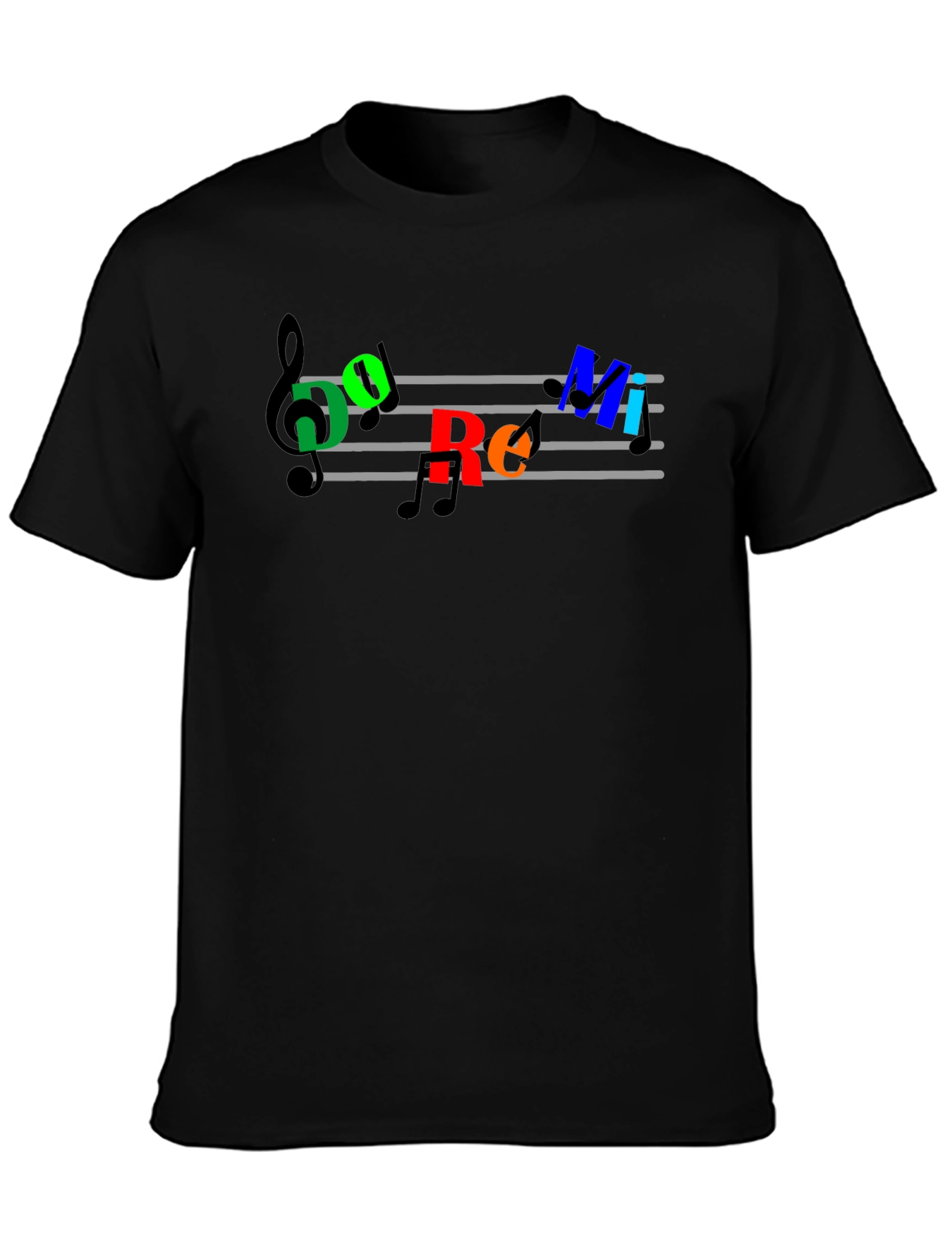 Music Note Colorful Staff T-Shirt