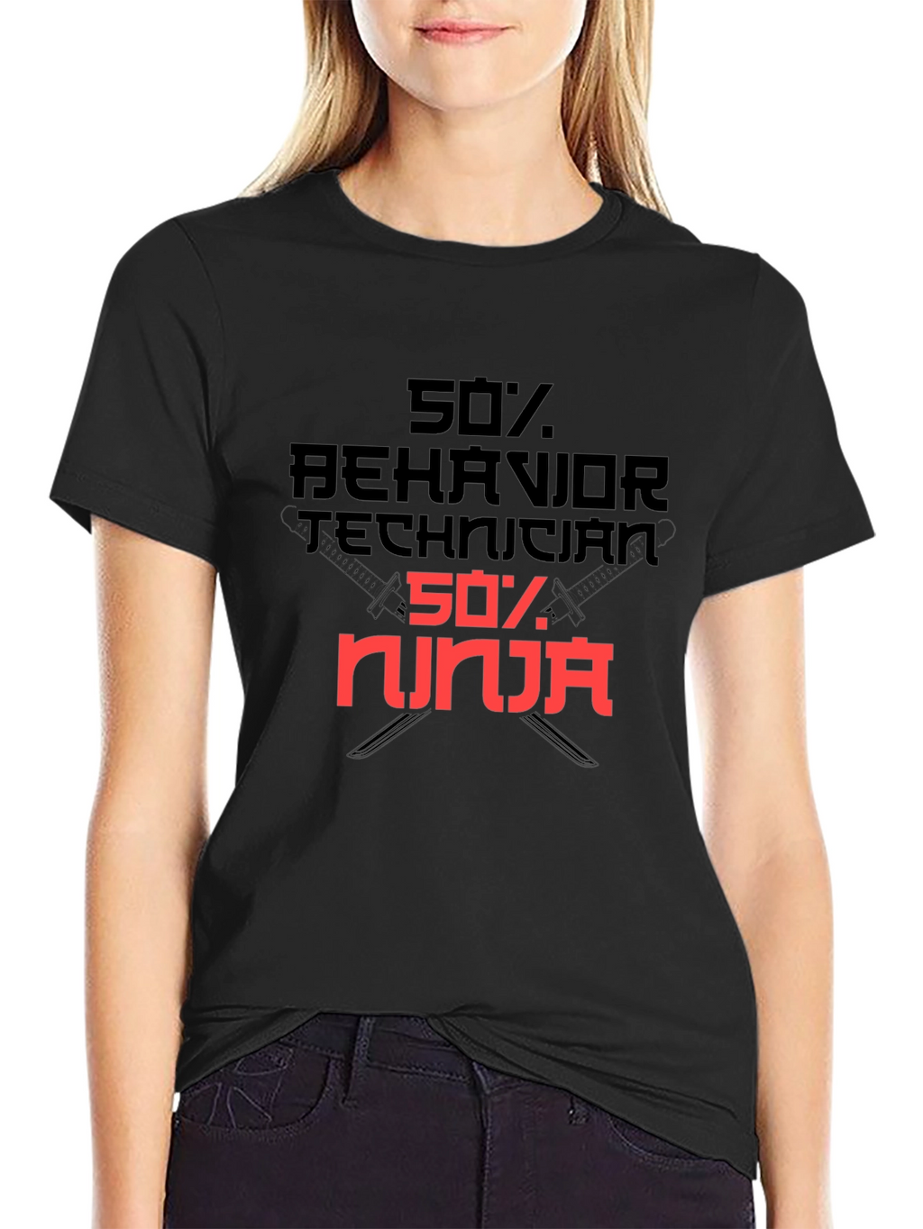 Behavior Technician Ninja Graphic T-Shirt