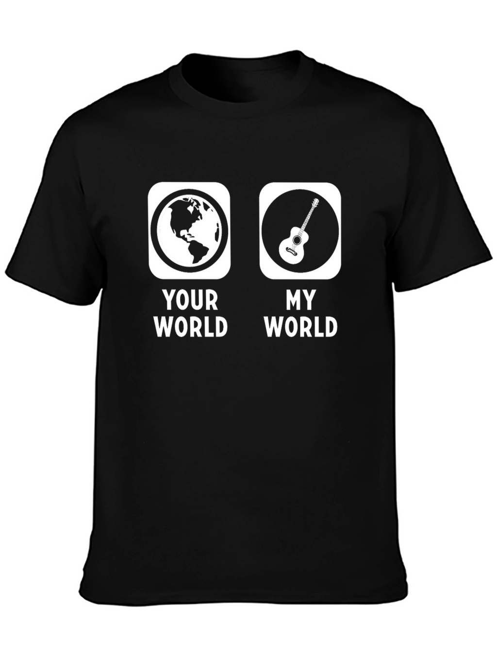 Your World My World Guitar T-Shirt