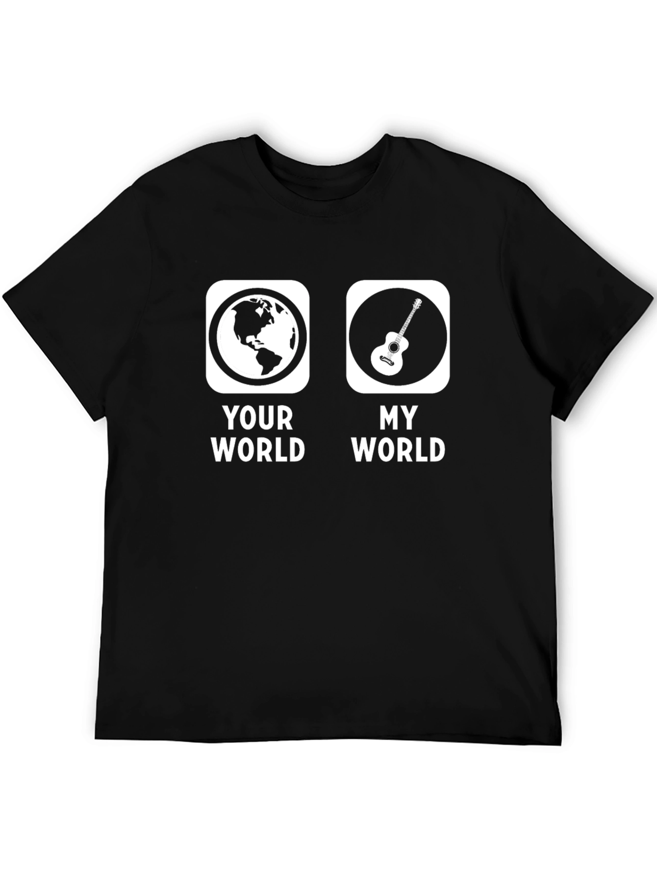 Your World My World Guitar T-Shirt