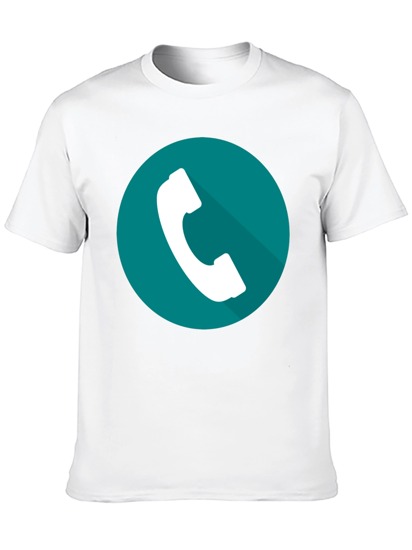 Phone Icon Graphic Tee - Modern Style