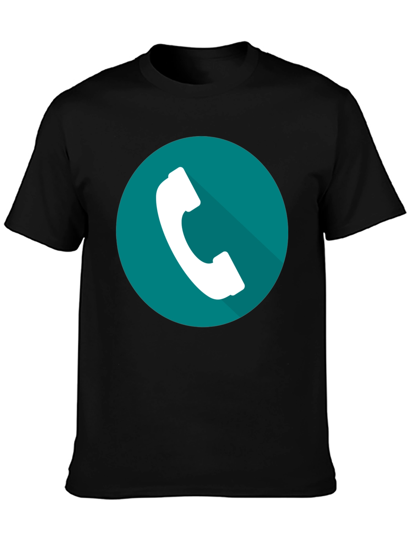Phone Icon Graphic Tee - Modern Style