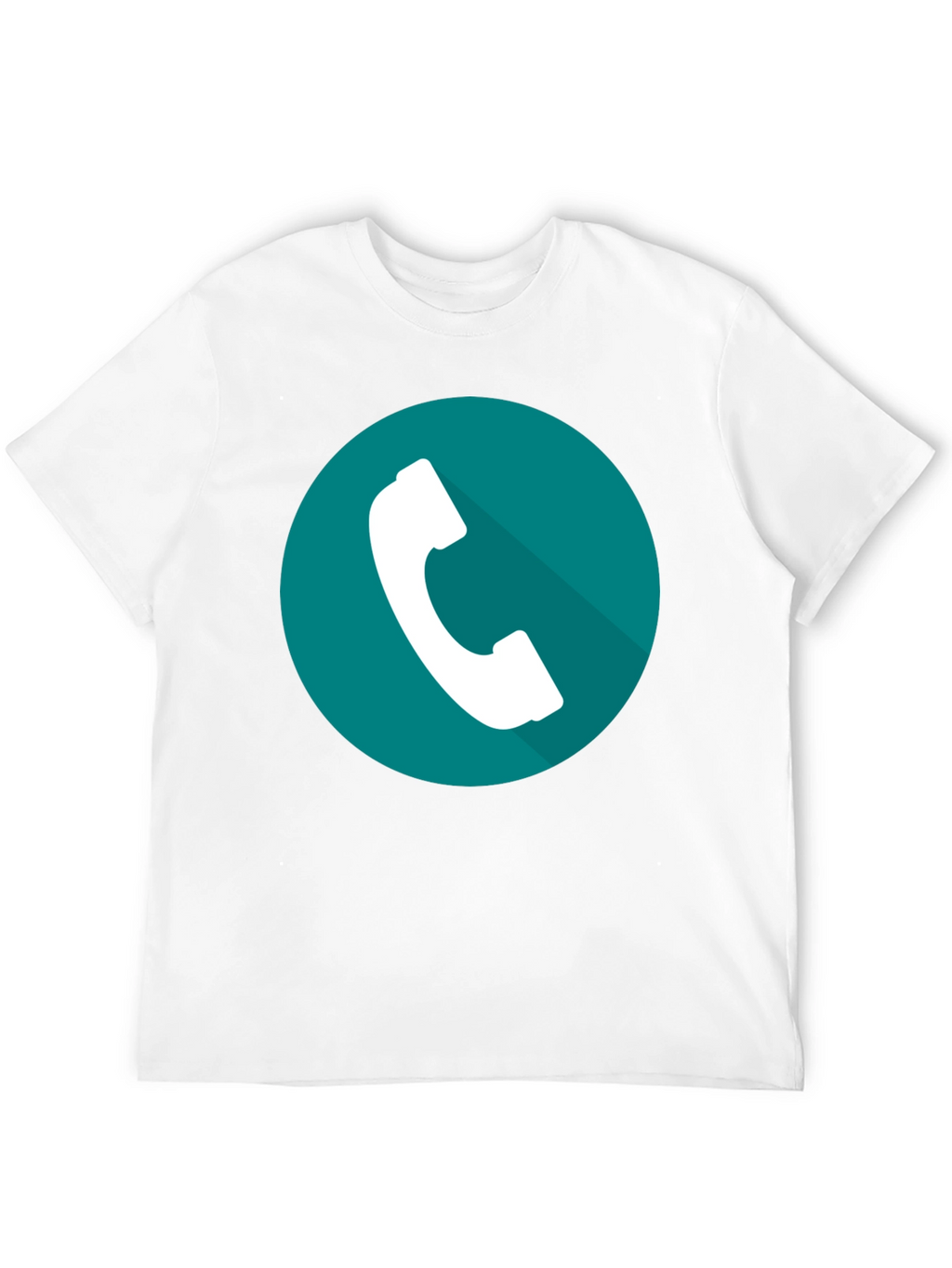 Phone Icon Graphic Tee - Modern Style