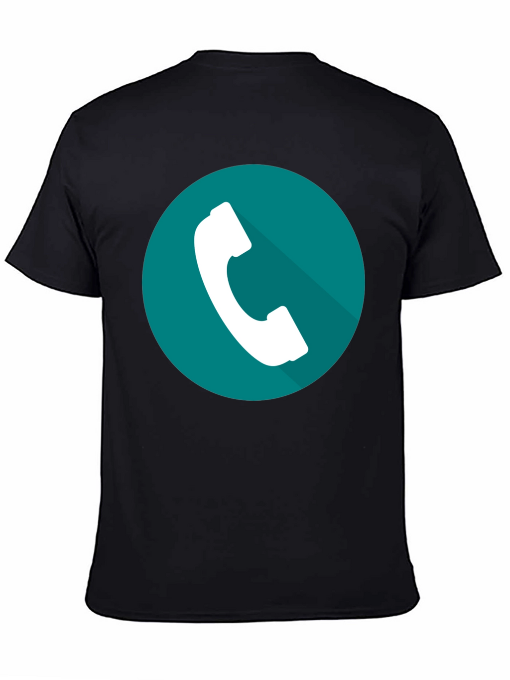 Phone Icon Graphic Tee - Modern Style