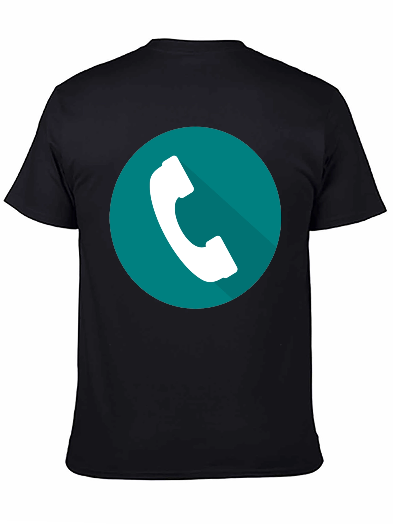 Phone Icon Graphic Tee - Modern Style