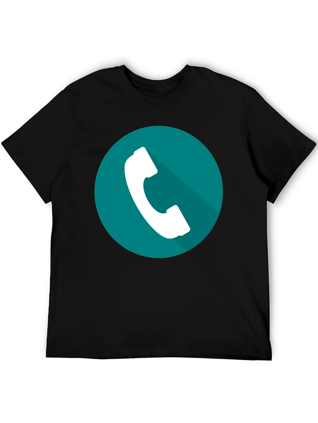 Phone Icon Graphic Tee - Modern Style