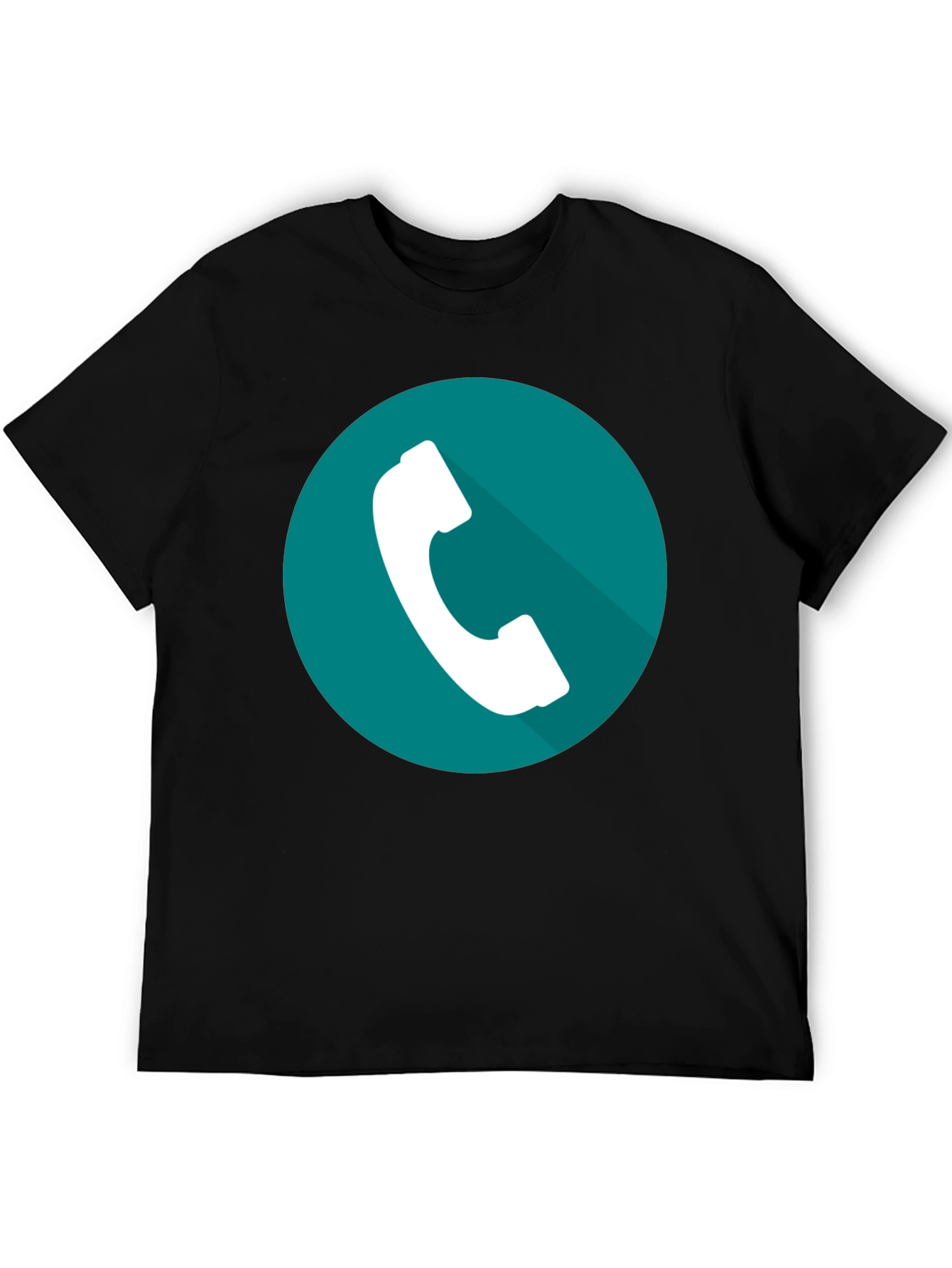 Phone Icon Graphic Tee - Modern Style