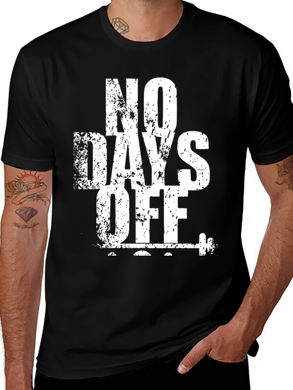 No Days Off Graphic T-Shirt