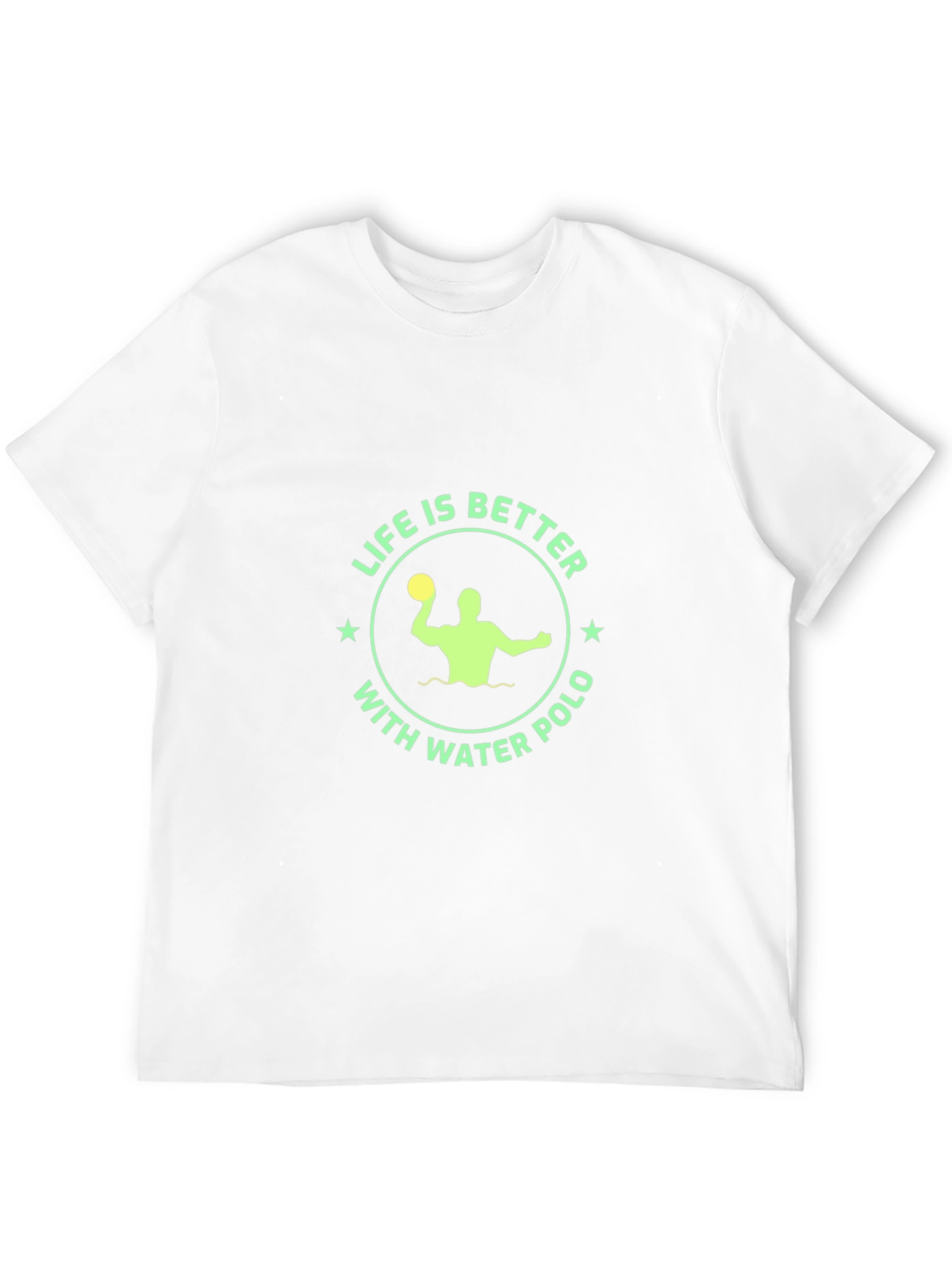 Life is Better with Water Polo T-Shirt - Black