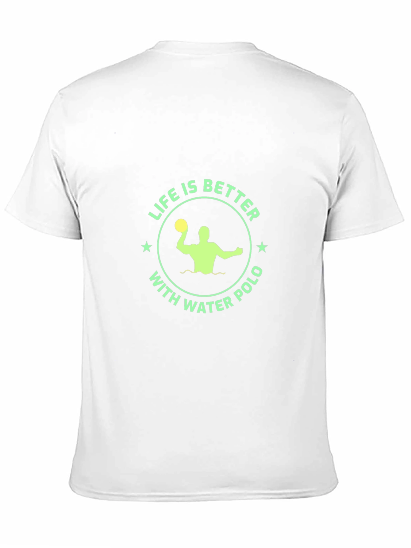Life is Better with Water Polo T-Shirt - Black