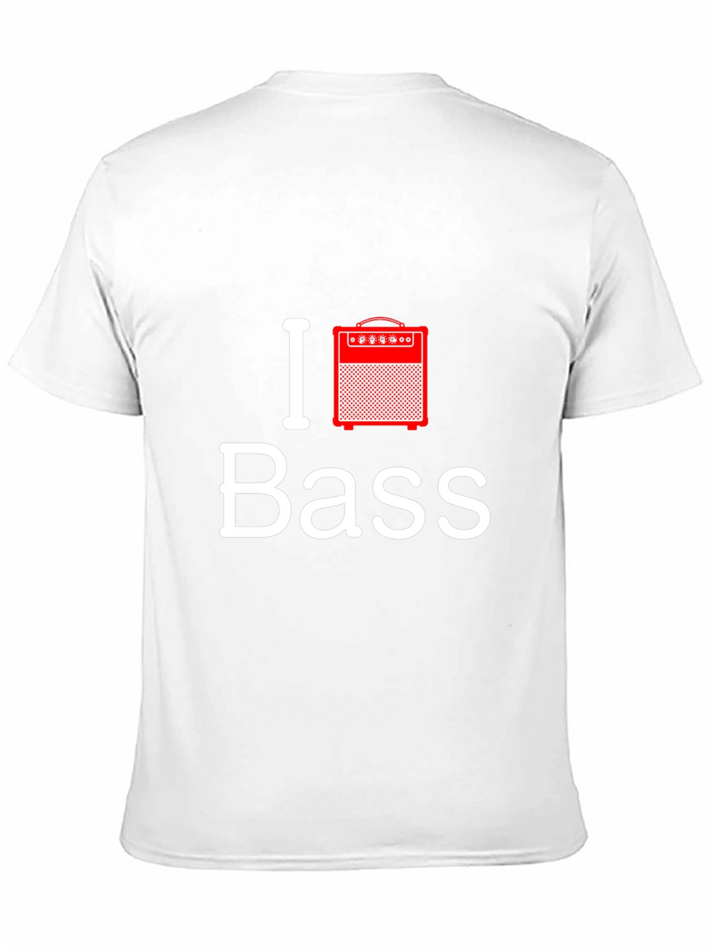 I Love Bass Guitar Amplifier T-Shirt