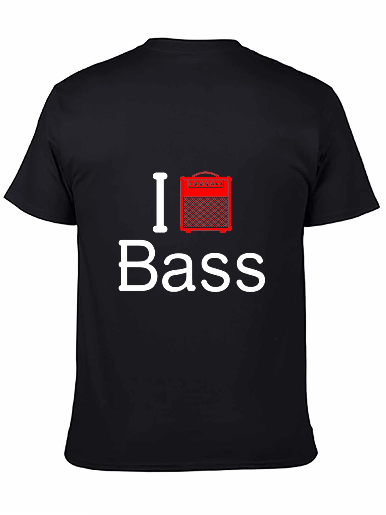 I Love Bass Guitar Amplifier T-Shirt
