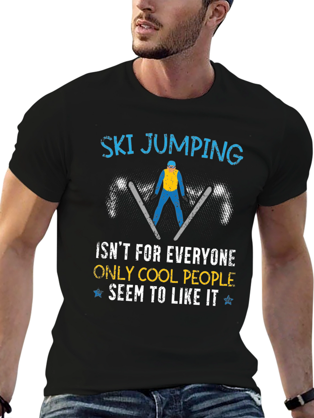 Ski Jumping Cool People T-Shirt