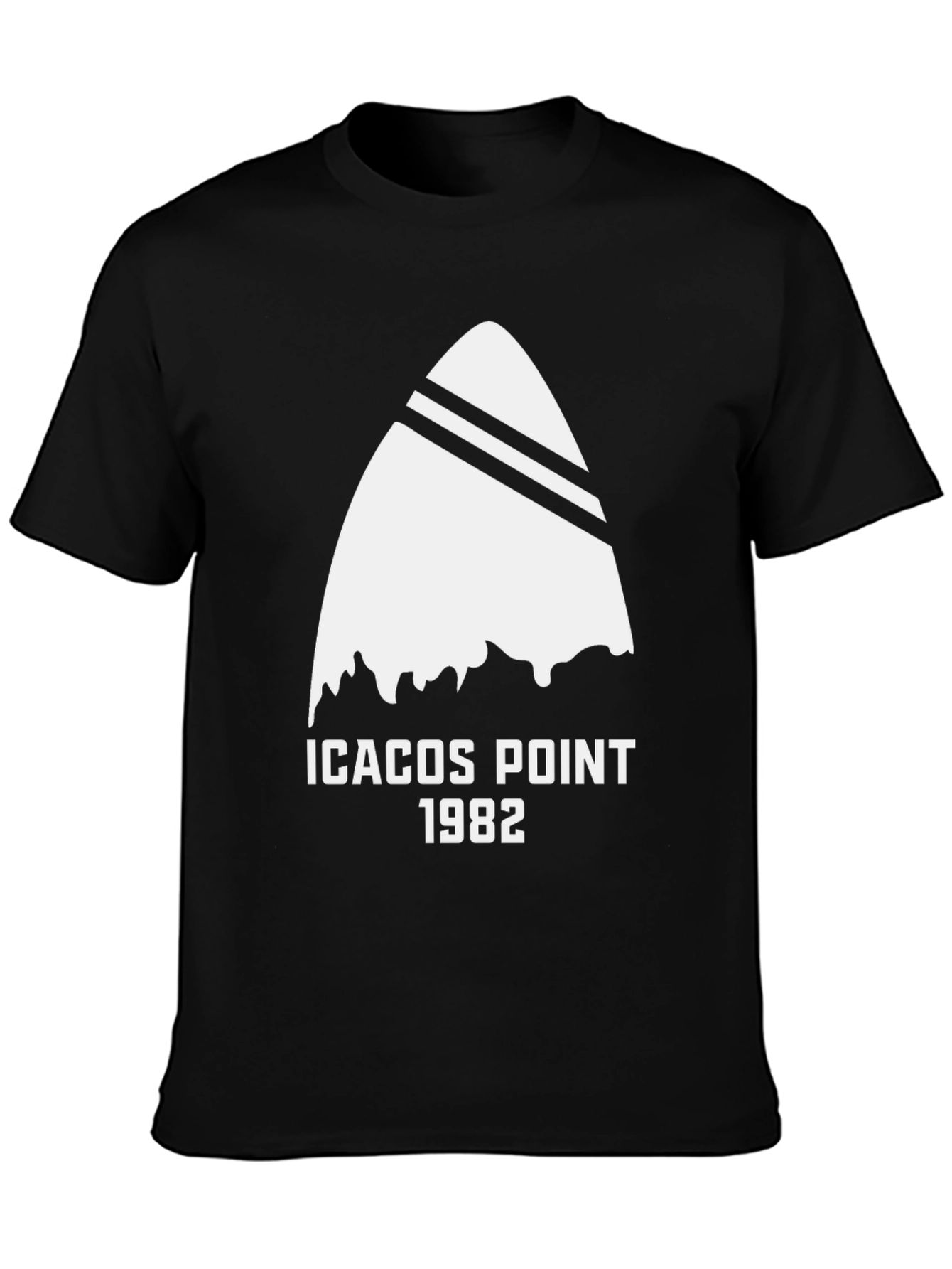 Icacos Point 1982 Black T-Shirt