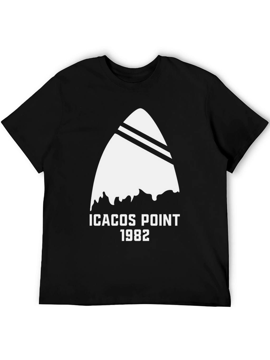 Icacos Point 1982 Black T-Shirt