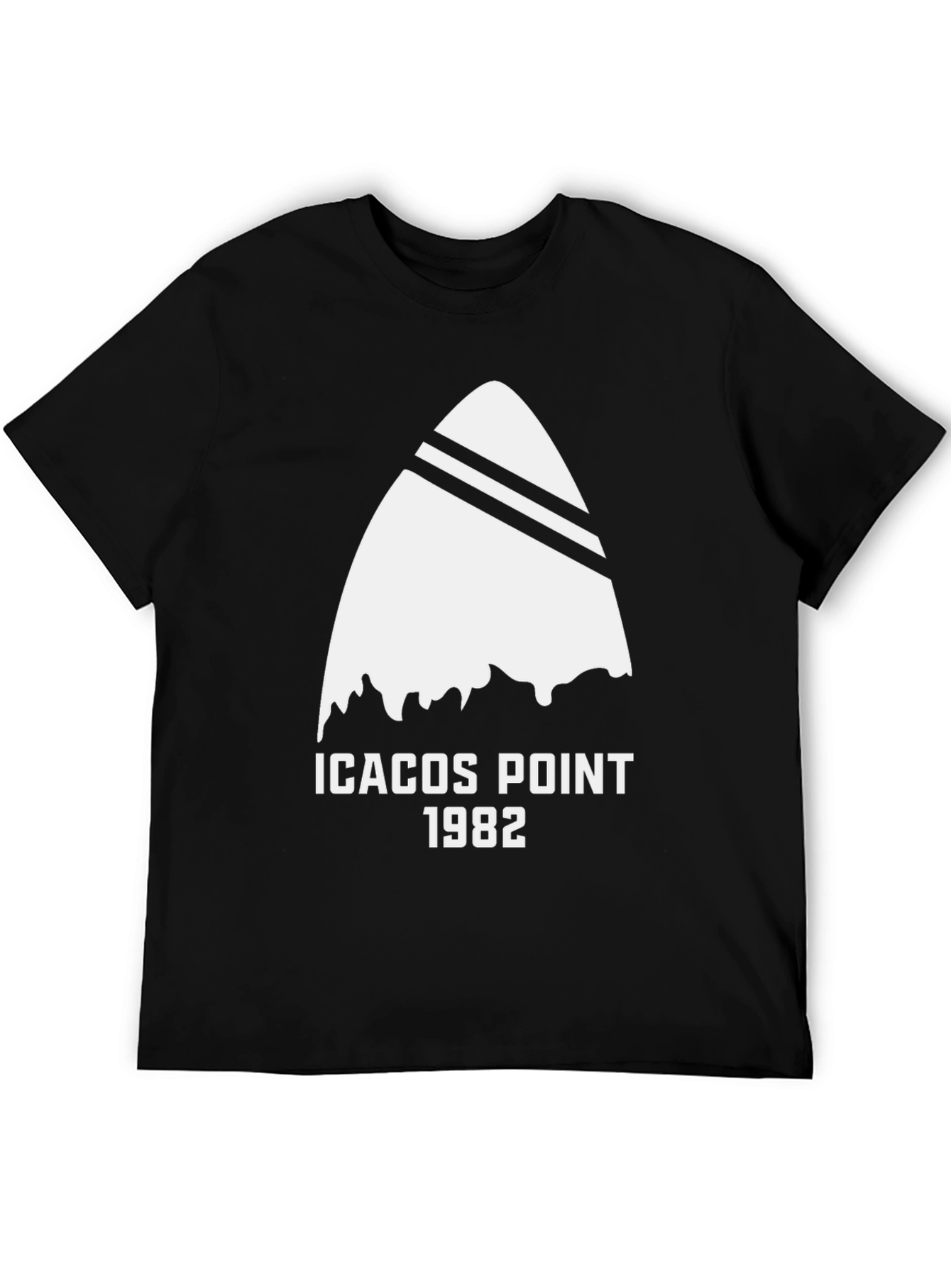 Icacos Point 1982 Black T-Shirt